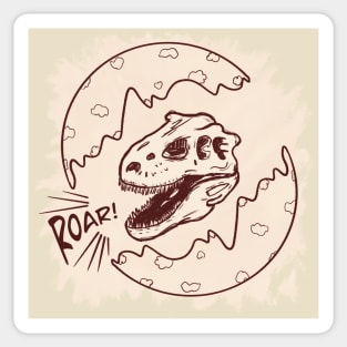 Happy eastrawr dinosaur Sticker